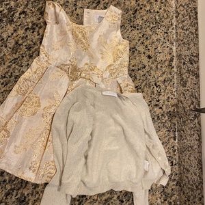 Children’s Place dress and sweater